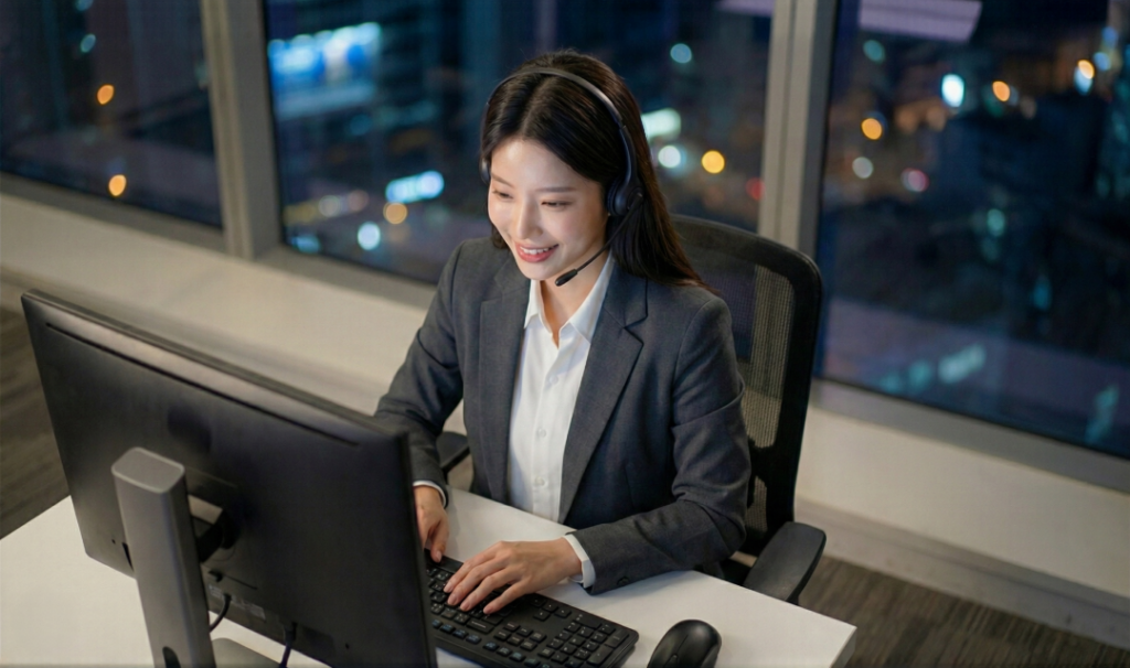 대구 일수 24시간 상담 응대 대구 일수 문의를 응대하는 상담 창구 모습
